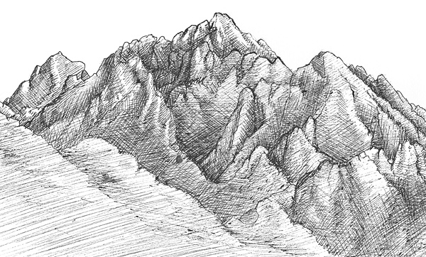 Learn to draw Mountains 